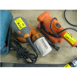 RIGID PALM SANDER, B&D SHEET SANDER