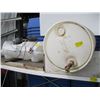Image 1 : 1 BARREL ON HOLDER, 1 MASTER MFG WATER TANK & PUMP