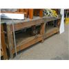 Image 1 : 1 METAL TOPPED WORK BENCH 96" X 24" X 36"
