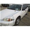 Image 2 : 2001 WHITE CHEVROLET CAVALIER VIN# 3G1JC5240133045 166763 KM