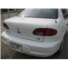 Image 3 : 2001 WHITE CHEVROLET CAVALIER VIN# 3G1JC5240133045 166763 KM