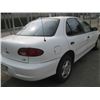Image 4 : 2001 WHITE CHEVROLET CAVALIER VIN# 3G1JC5240133045 166763 KM