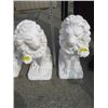 Image 1 : 2 LION STATUES