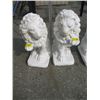 Image 1 : 2 LION STATUES