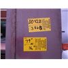 Image 2 : 1 - 79" X 36" METAL DOOR W/WINDOW INSERT (NO GLASS)