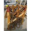 Image 1 : PR OF V-NOTCH TRIPLE TRUCK CHAINS