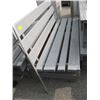 Image 1 : 1 GREY WOODEN 6' BENCH