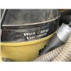 Image 2 : YELLOW WET/DRY SHOP VAC WITH ATTACHMENTS & HOSES