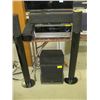Image 1 : HARMAN KARDON STEREO RECIEVER, 2 TOWER SPEAKERS, 3 SURROUND SPEAKERS AND SUB(AND SOUNDSTAGE)