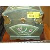 Image 1 : SMALL GREEN WOODEN TRUNK