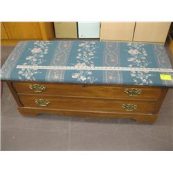 PADDED TOP CEDAR CHEST