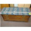 Image 1 : PADDED TOP CEDAR CHEST
