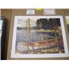 Image 1 : FRAMED GROUP OF 7 PRINT OF "THE CANOE" BY TOM THOMSON