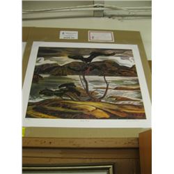 GROUP OF 7 PRINT "BENT PINE" BY A.Y.JACKSON