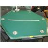 Image 1 : GREEN GAMES TABLE WITH EXTRA CUP HOLDERS