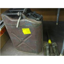 FOLDING SHOVEL, METAL JERRY CAN