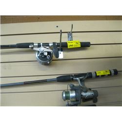 2 FISHING RODS & REELS
