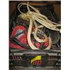 Image 1 : BIN OF ASSORTED HORSE TACK, WHIP