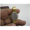 Image 2 : SMALL BOX OF ASSORTED JEWELRY, SMALL REPRODUCTION ROLLEX LADIES WATCH