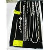 Image 1 : A LOT OF ASSORTED SILVER COLOR NECKLACES & BRACELETS