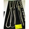 Image 1 : A LOT OF SILVER COLOR NECKLACES & BRACELETS