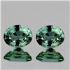 Image 1 : NATURAL BRILLIANT GREEN SAPPHIRE PAIR 6x5 MM - FL