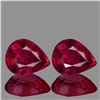 Image 1 : Natural AAA Fire Red Mozambique Ruby Pair