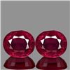 Image 1 : Natural AAA Fire Red Mozambique Ruby Pair