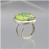 Image 4 : NATURAL 14.5 CT GREEN TURQUOISE COPPER RING