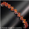 Image 1 : Natural Rich Orange Fire Opal 64.84 Ct Bracelet