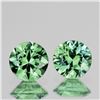 Image 1 : NATURAL AAA GREEN SAPPHIRE PAIR  [FLAWLESS-VVS1]