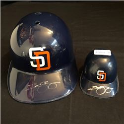 ED SPRAGUE SIGNED SAN DIEGO PADRES BASEBALL HELMETS