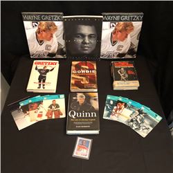 COLLECTIBLE HOCKEY/ BOXING BOOK LOT