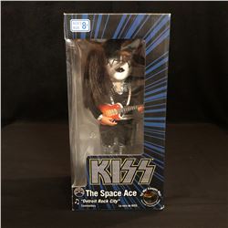 Ace Frehley ANIMATED KISS THE SPACE ACE FIGURE. Plays  DETROIT ROCK CITY 