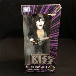 PAUL STANLEY ANIMATED KISS THE STAR CHILD FIGURE. Plays "SHOUT IT OUT LOUD"