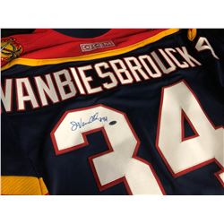 JOHN VANBIESBROUCK SIGNED PANTHERS JERSEY (COOL HOCKEY COA)