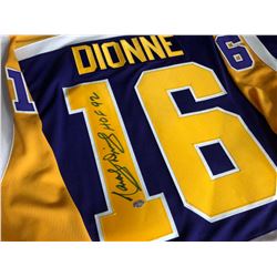 MARCEL DIONNE SIGNED CCM KINGS JERSEY w/ HOLOGRAM (NEW)