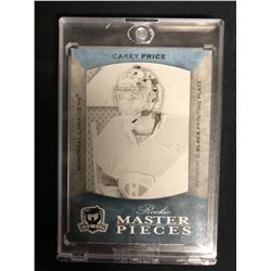 2007-08 NHL SPGU #K-194 CAREY PRICE AUTHENTIC ROOKIE CARD PRINTING PLATE (1/1)