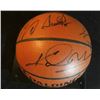 Image 8 : 1992 DREAM TEAM SIGNED BASKETBALL (MICHAEL JORDAN/ MAGIC JOHNSON BECKETT AUTHENTICAYED  LOA)