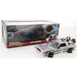 Michael J. Fox Signed "Back to the Future II" DeLorean Time Machine 1:24 Die-Cast Car (Beckett Holo)