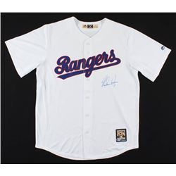 NOLAN RYAN SIGNED RANGERS JERSEY