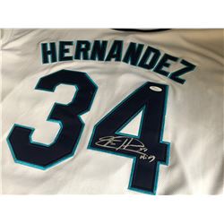 FELIX HERNANDEZ SIGNED MARINERS JERSEY (JSA COA)