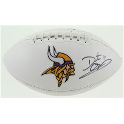 Daunte Culpepper Signed Vikings Logo Football (Beckett COA)