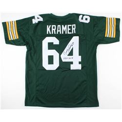 Jerry Kramer Signed Jersey Inscribed  H.O.F. 2018  (JSA COA)