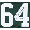 Image 2 : Jerry Kramer Signed Jersey Inscribed "H.O.F. 2018" (JSA COA)