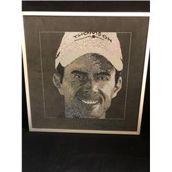 MIKE WEIR PORTRAIT MADE w/ SWAROVSKI CRYSTALS 16 X 20