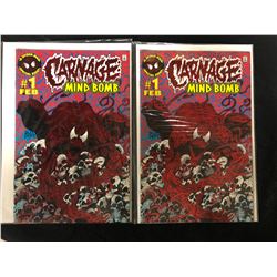 CARNAGE Mind Bomb #1 COMIC BOOK LOT (MARVEL COMICS)