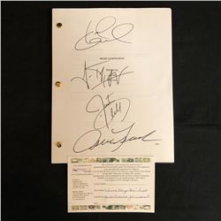 INSIDE LLEWYN DAVIS MULTI SIGNED SCRIPT w/ JUSTIN TIMBERLAKE & JOHN GOODMAN Includes COA