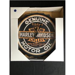 Harley Davidson Bottle Cap Wall Clock