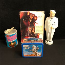 VINTAGE COLLECTIBLES LOT (1989 JAMES BOND PRESS KIT...)